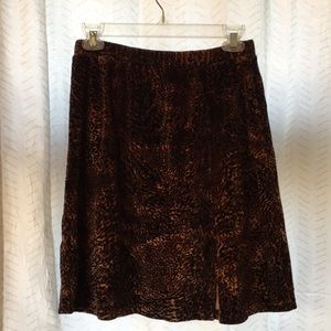Jones New York Sport animal print skirt